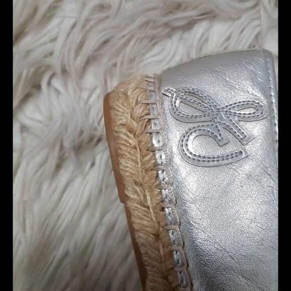 SAM ELDERMAN SILVER LILLIAN ESPADRILLES S… - Picture 3 of 5